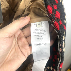 Gucci Diamond Argyle Knit Jacket Size S