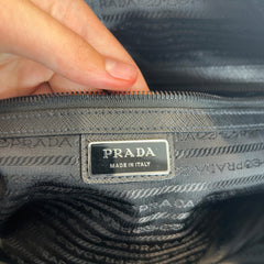 Prada Re-Nylon & Saffiano Leather Duffle Weekend Bag