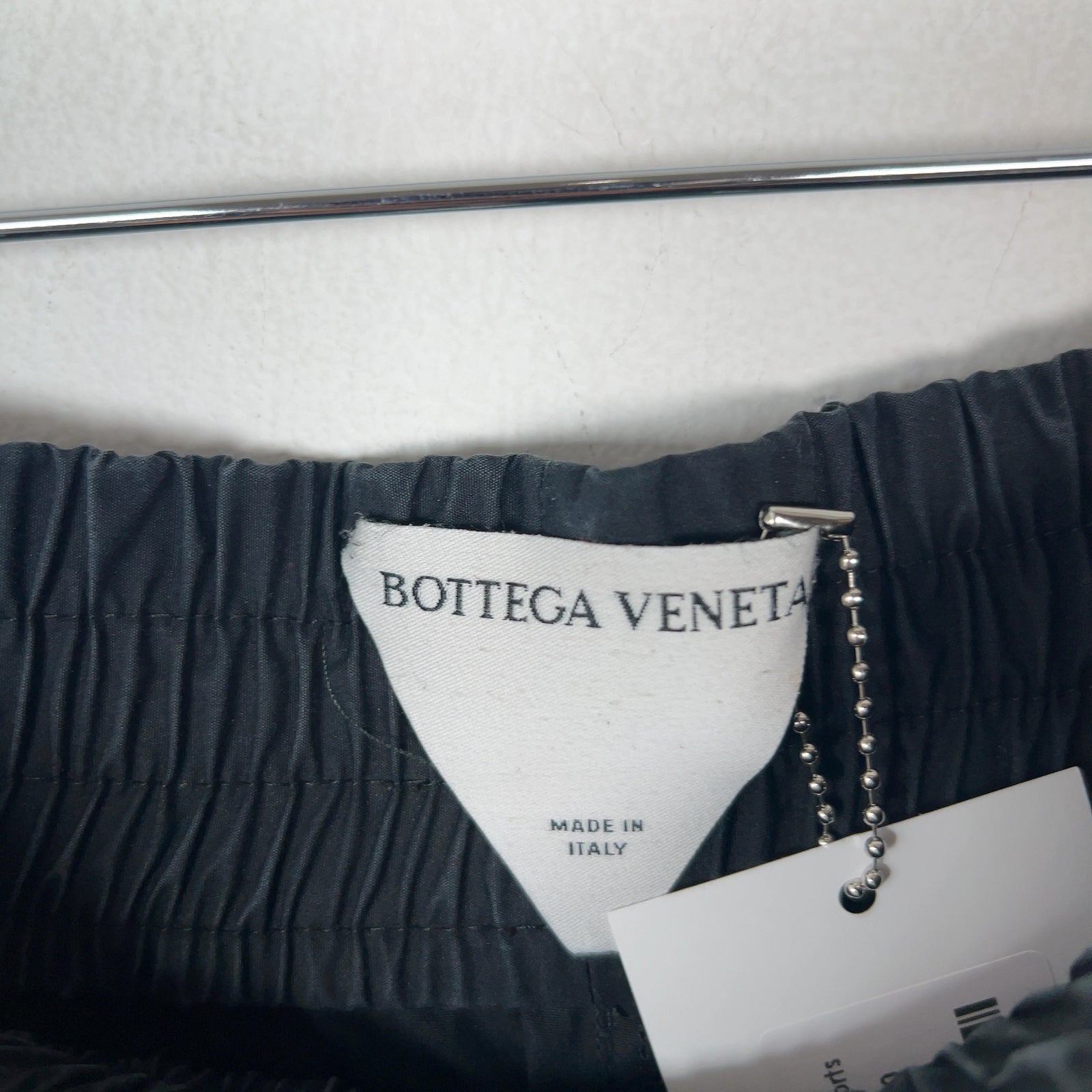 Bottega Veneta Black Camp Shorts