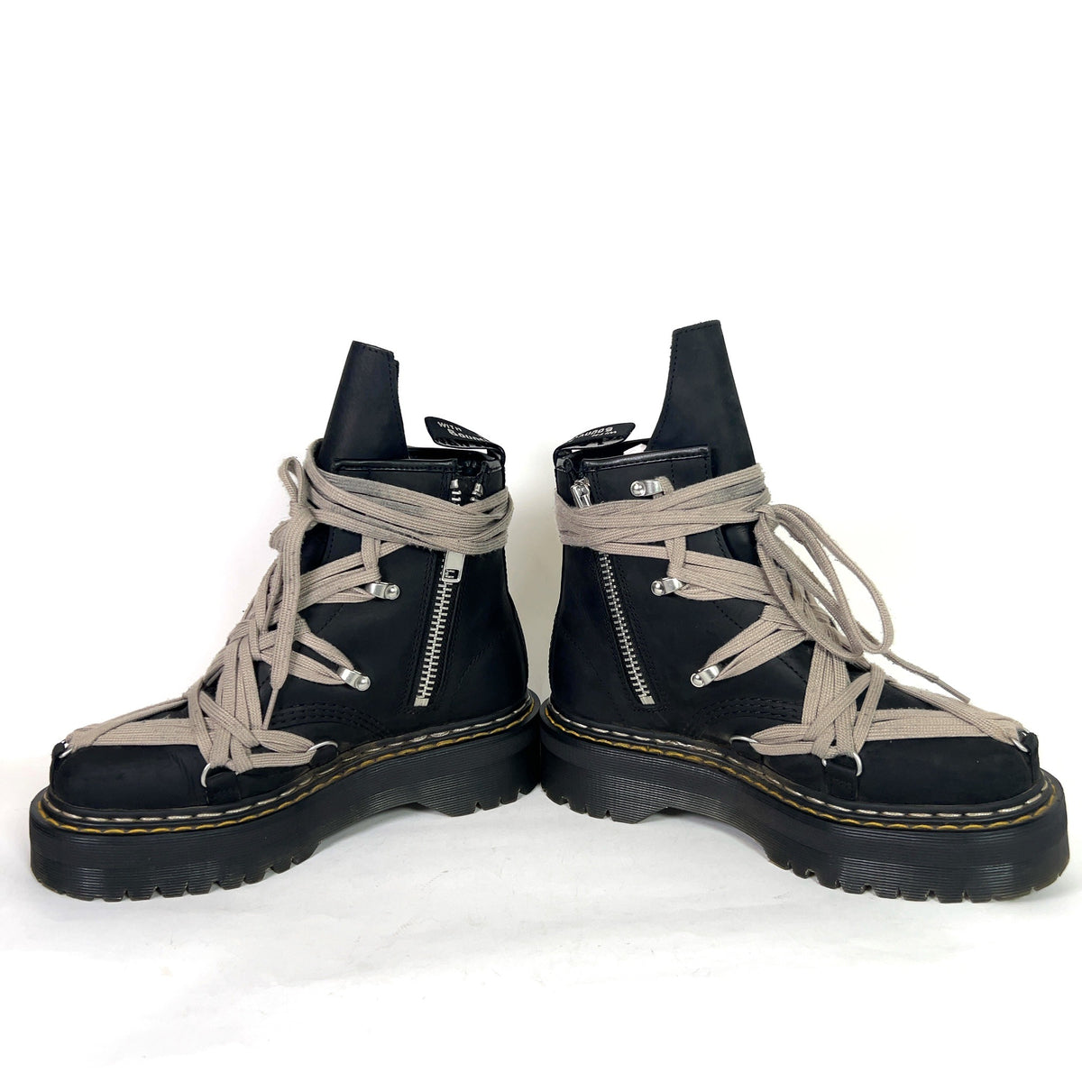 Rick Owens x Dr Martens 1460 Megalace Quad Sole Boots