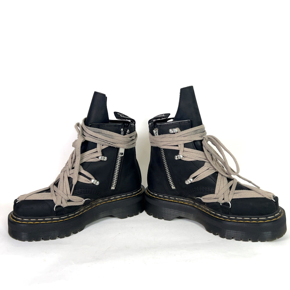 Rick Owens x Dr Martens 1460 Megalace Quad Sole Boots