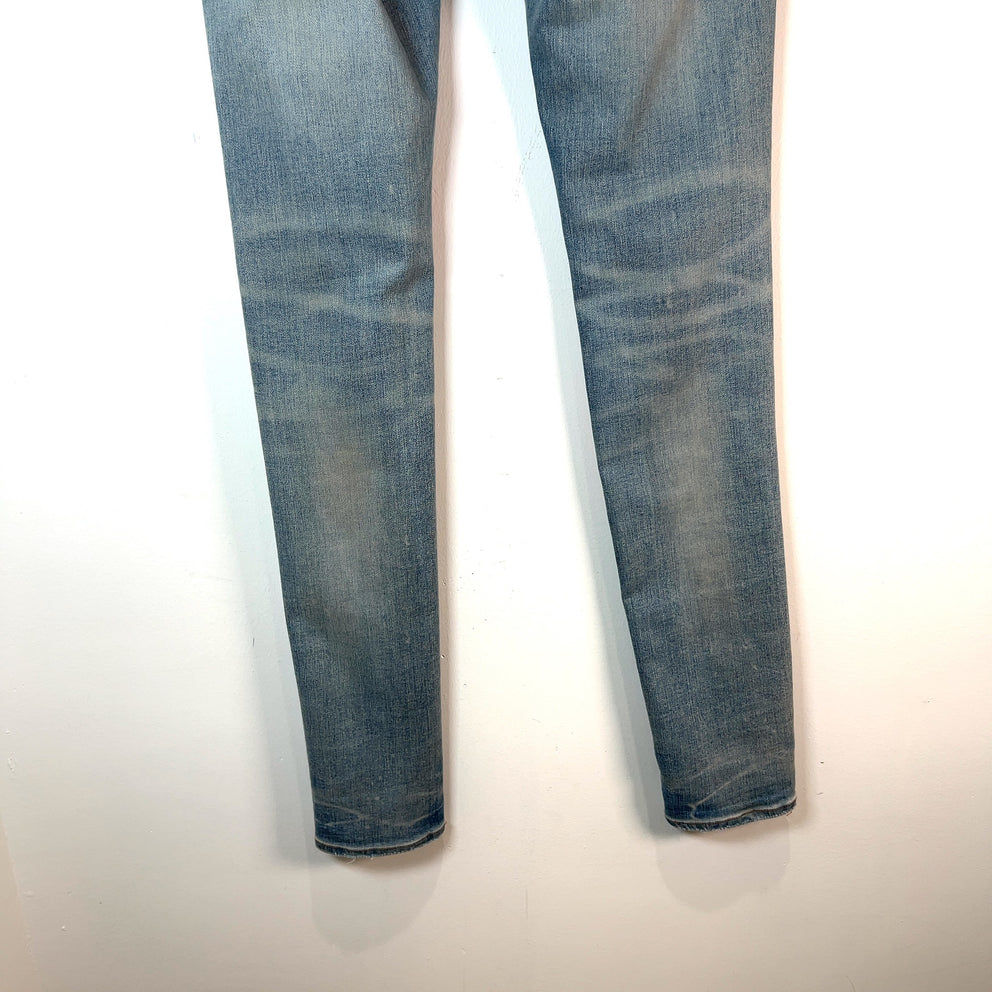 Amiri Artpatch Orange Patchwork Bandana Jeans