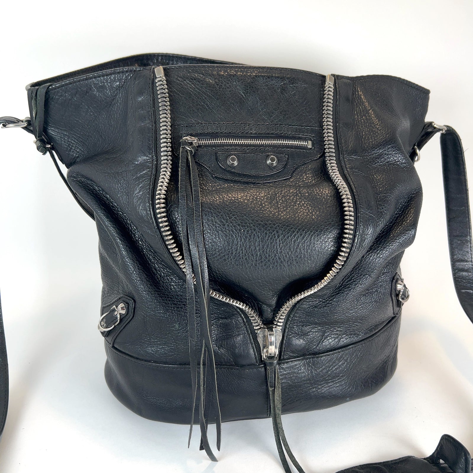 Balenciaga 'Papier' Drop Leather Bag