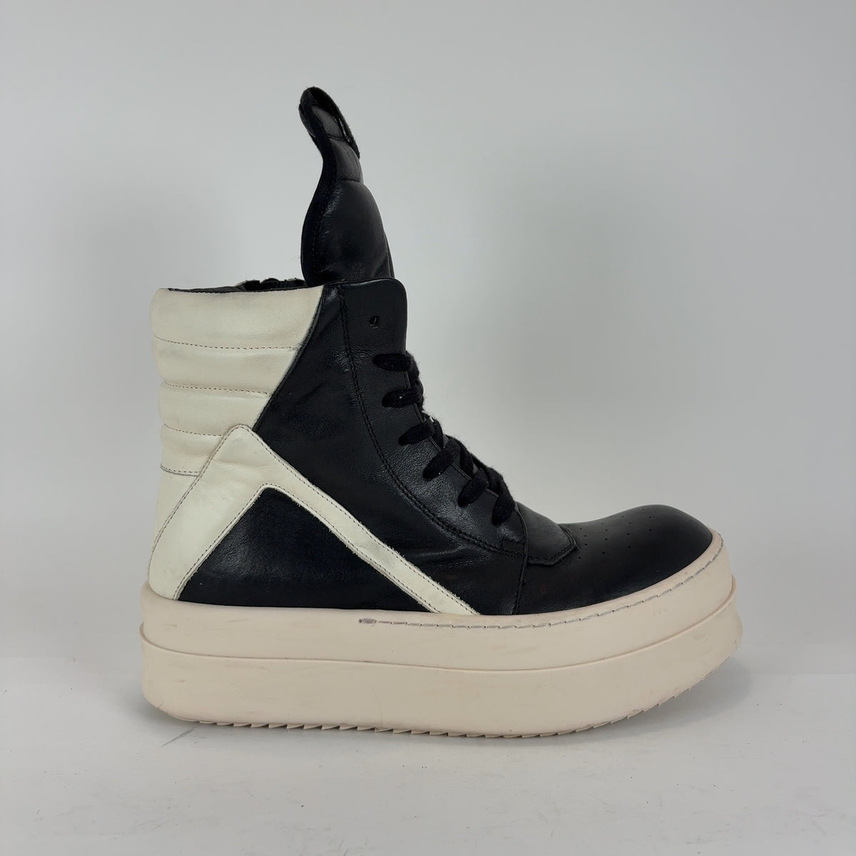 Rick Owens Double Bumper Geobasket Hightop Sneakers