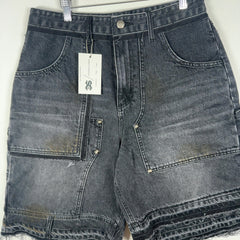 Andersson Bell Stacked Release Hem Shorts