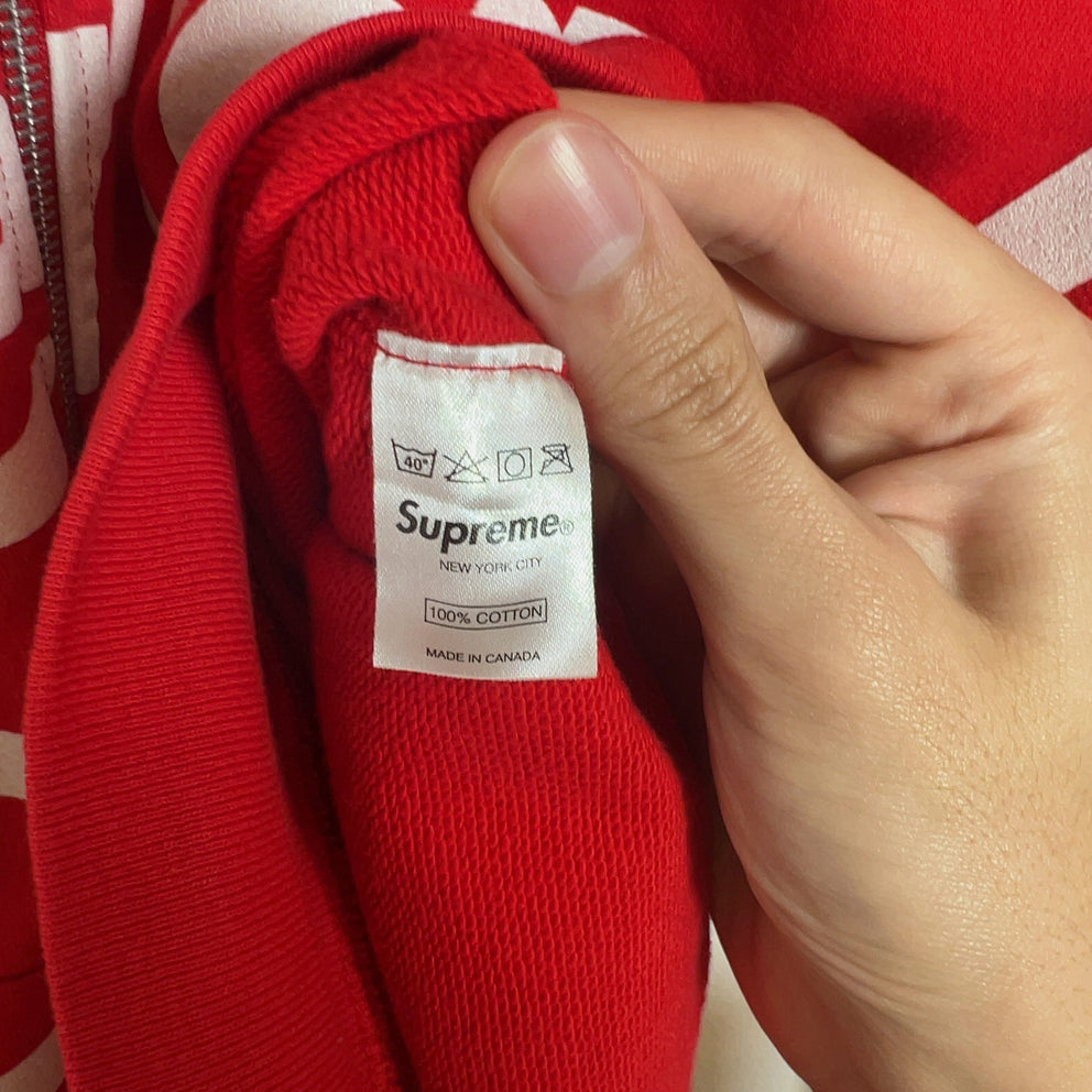 Supreme 2007 Illegal Business Controls America Zip-Up Hoodie