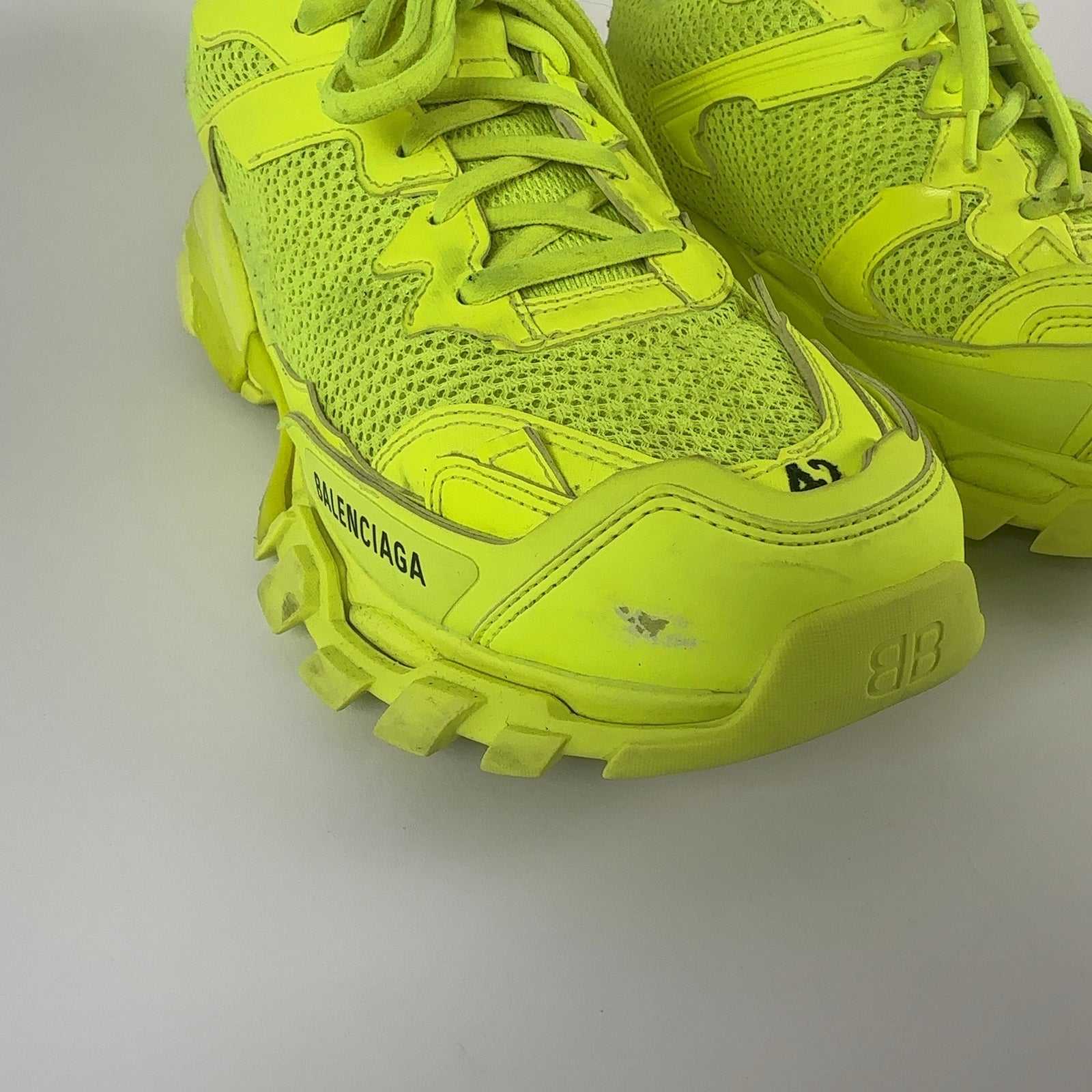 Balenciaga Neon Track 3 Lowtop Sneakers
