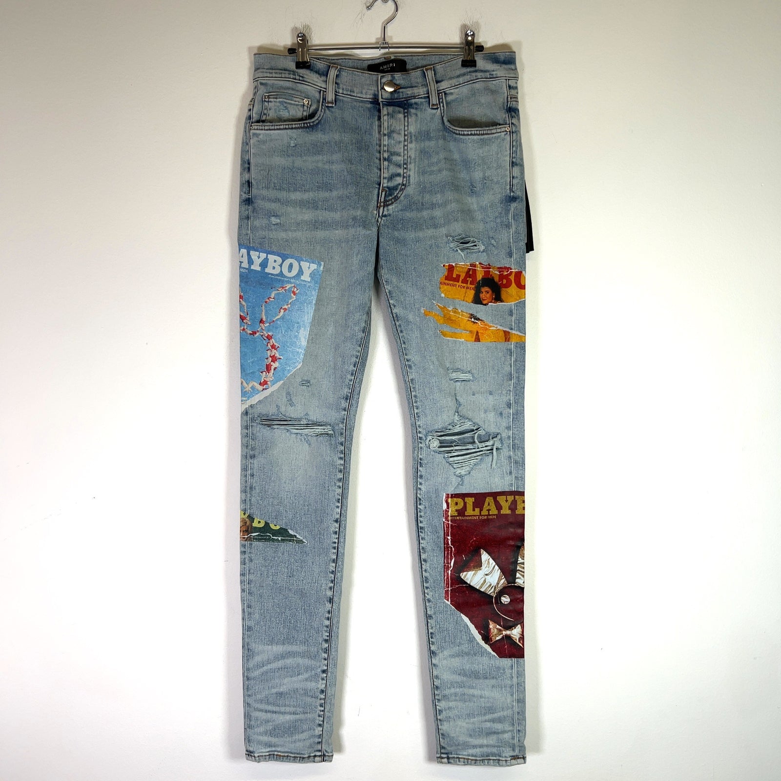 Amiri Playboy Magazine Denim Jeans