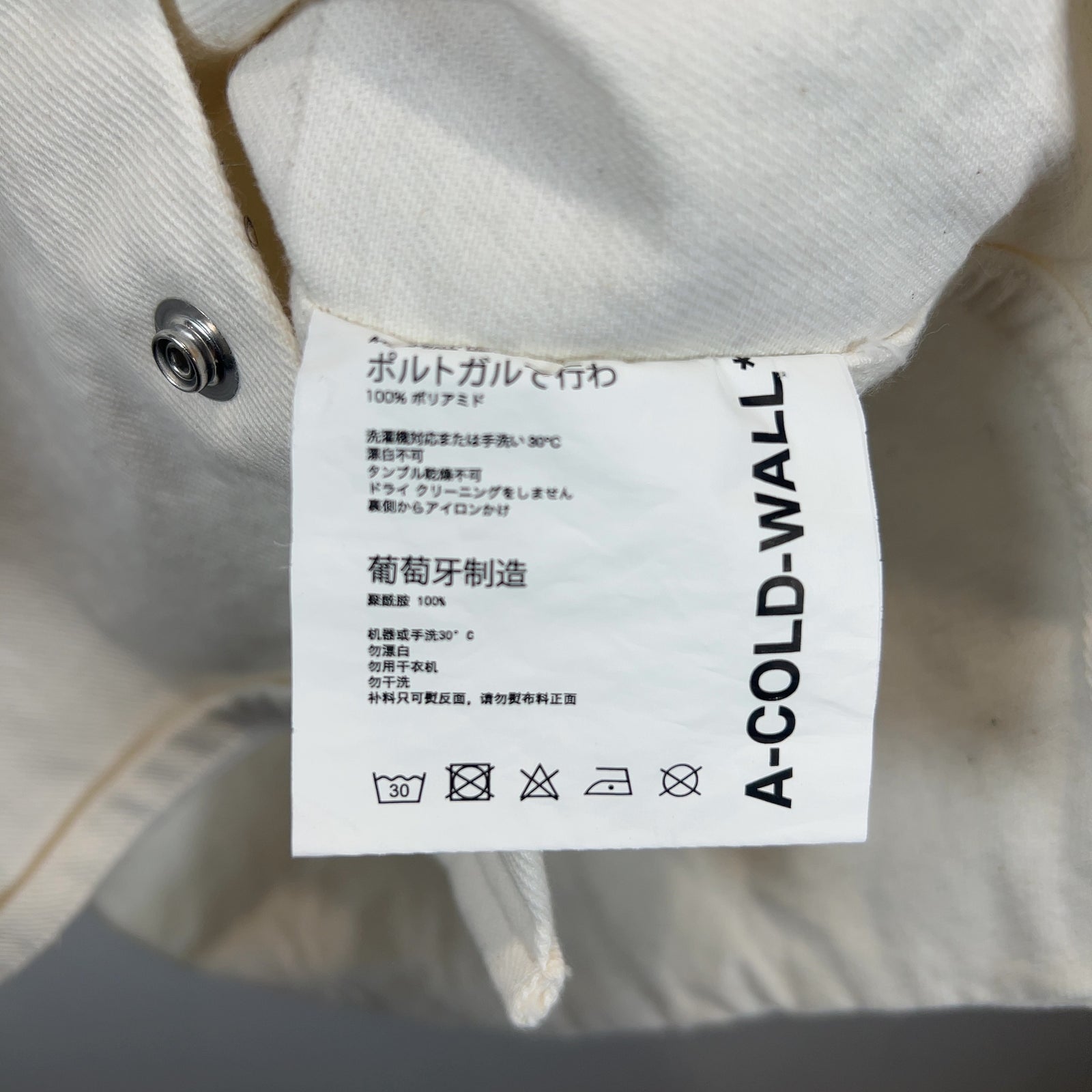 A-Cold-Wall Canvas Button-Up Shirt
