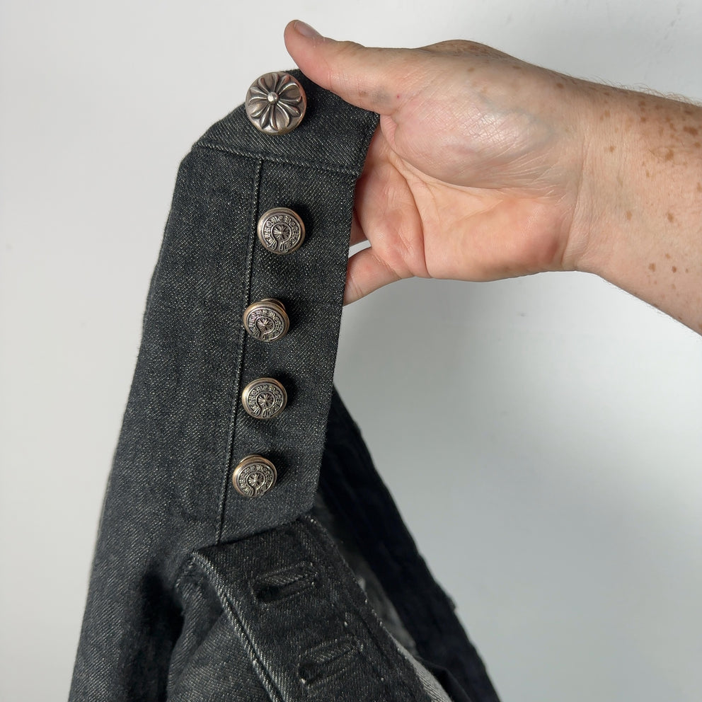 Chrome Hearts Star Patch Raw Denim Jeans
