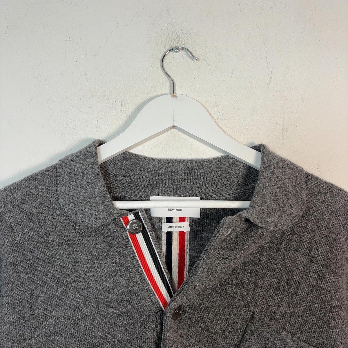Thom Browne 3-Pocket Button-Up Knitted Cardigan