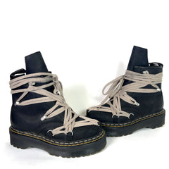 Rick Owens x Dr Martens 1460 Megalace Quad Sole Boots