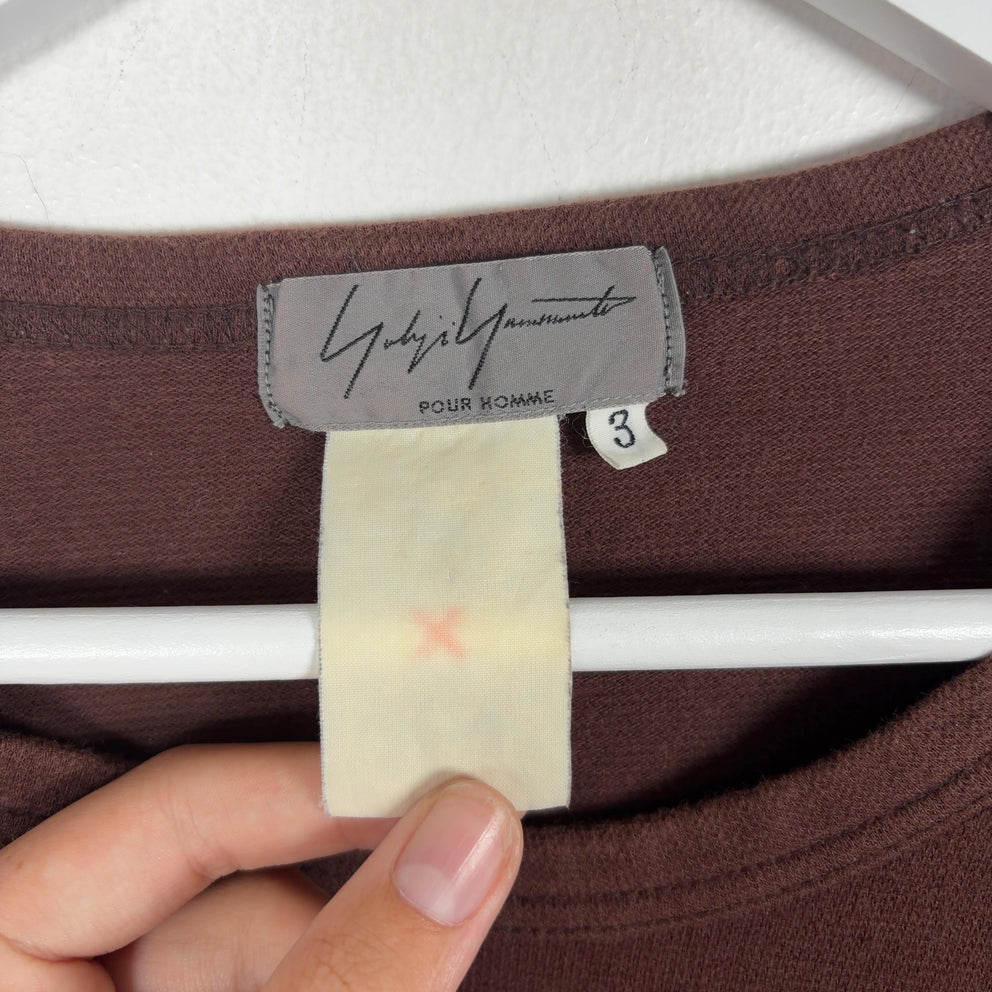 Yohji Yamamoto Zipper Hybrid T-Shirt