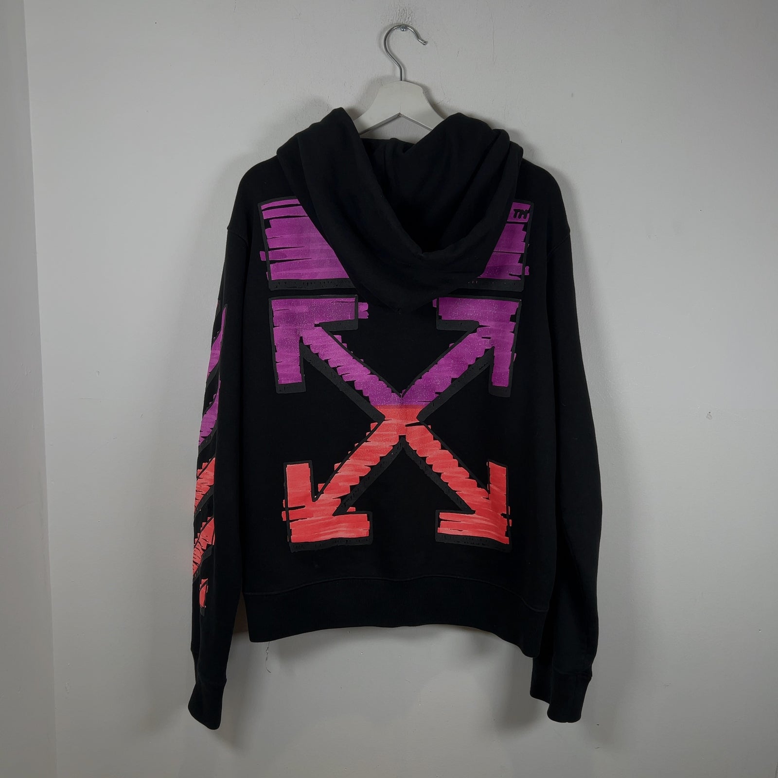 Off-White 'Marker' Arrow Zip-Up Hoodie