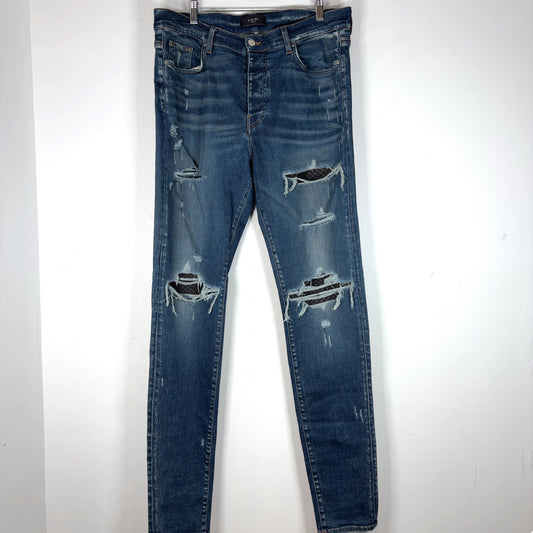Amiri Diamond Stitch MX1 Jeans