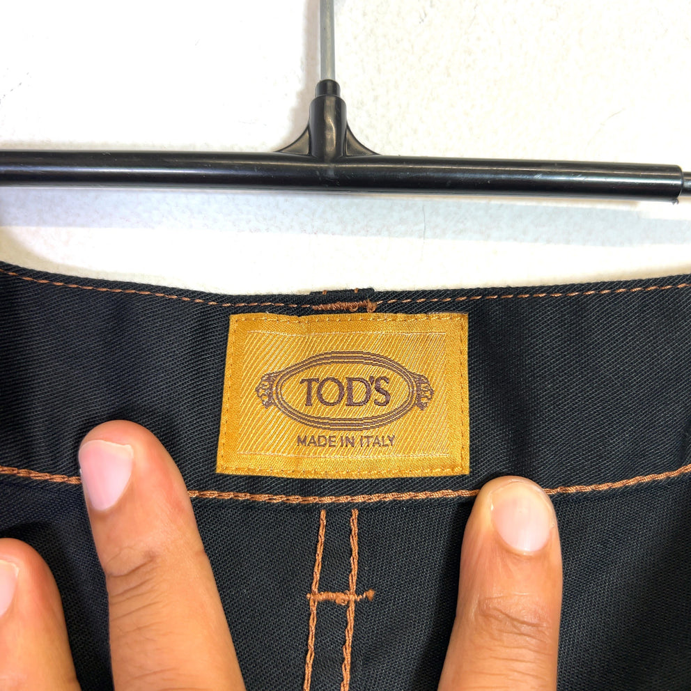 Tods Contrast Stich Carpenter Pants