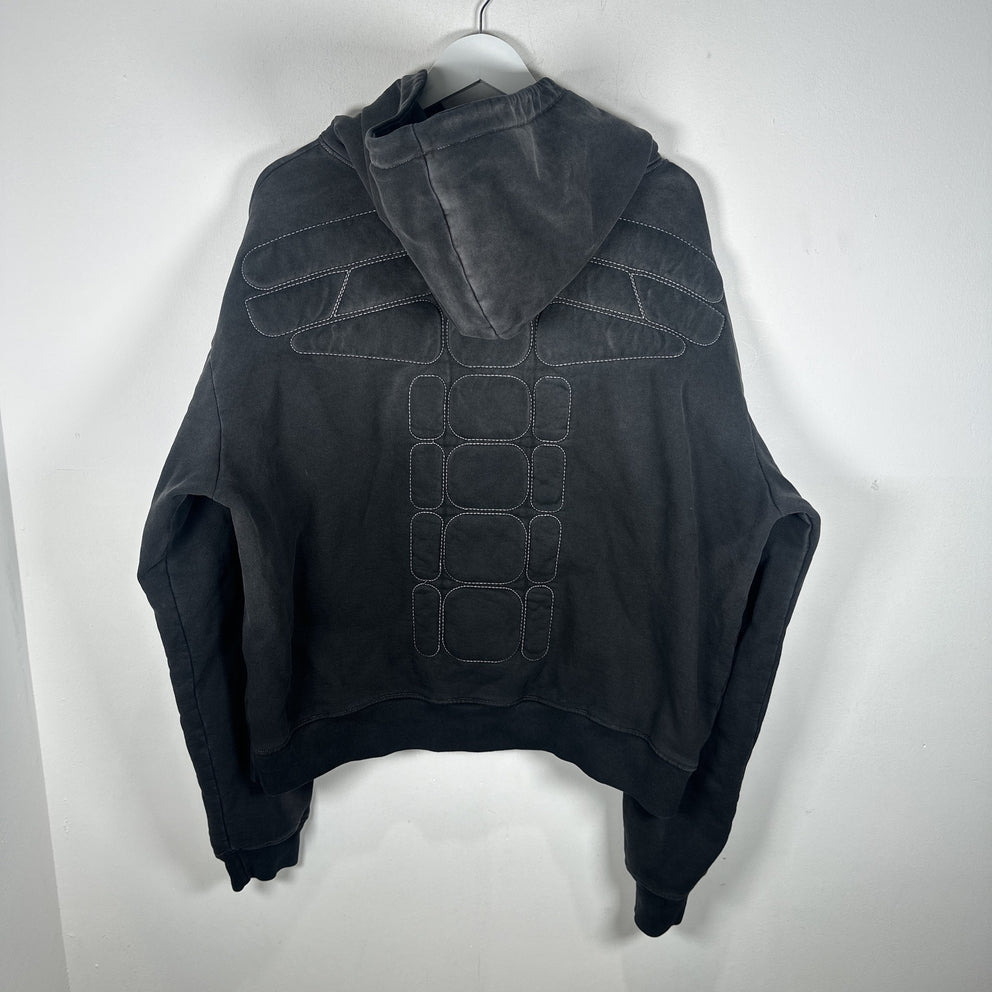 Satoshi Nakamoto Padded Logo Hoodie Size L