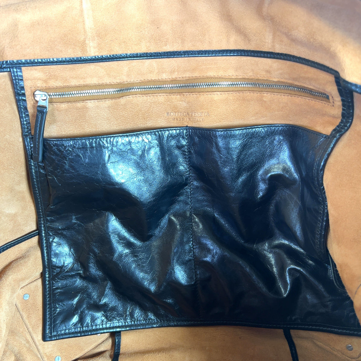 Bottega Veneta Leather Weekender Bag