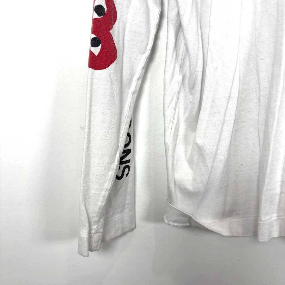 Comme Des Garcons Play Graphic Longsleeve
