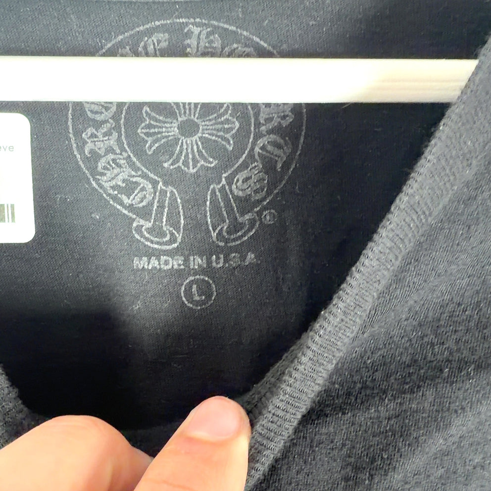 Chrome Hearts Pink Floral Cross Longsleeve