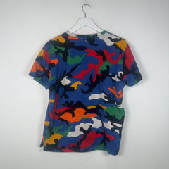 Valentino Allover Multi Color Camo T-Shirt