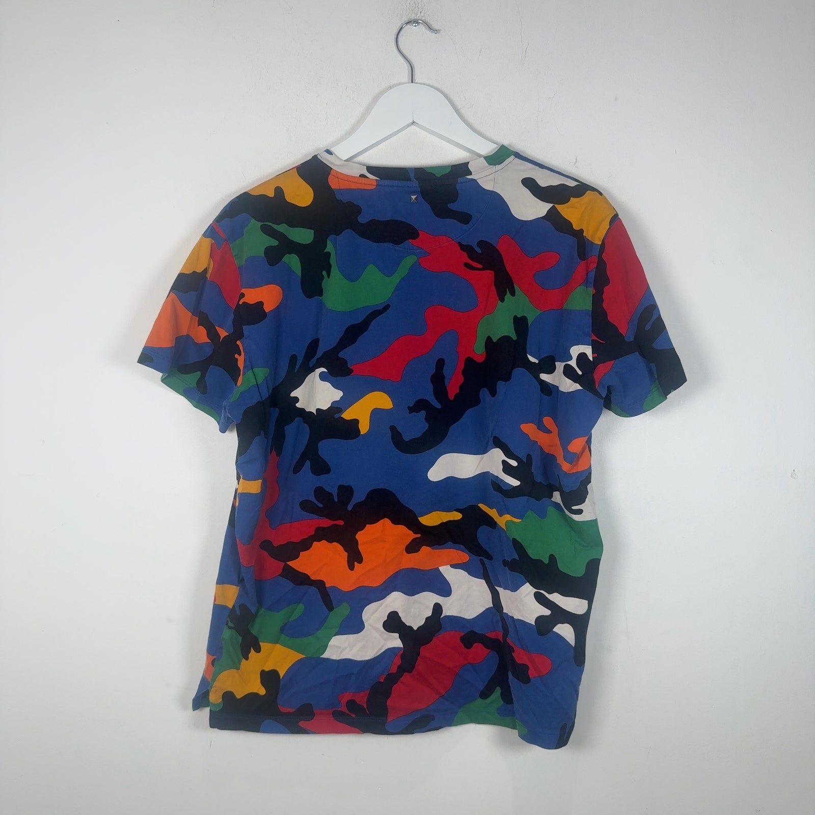 Valentino Allover Multi Color Camo T-Shirt