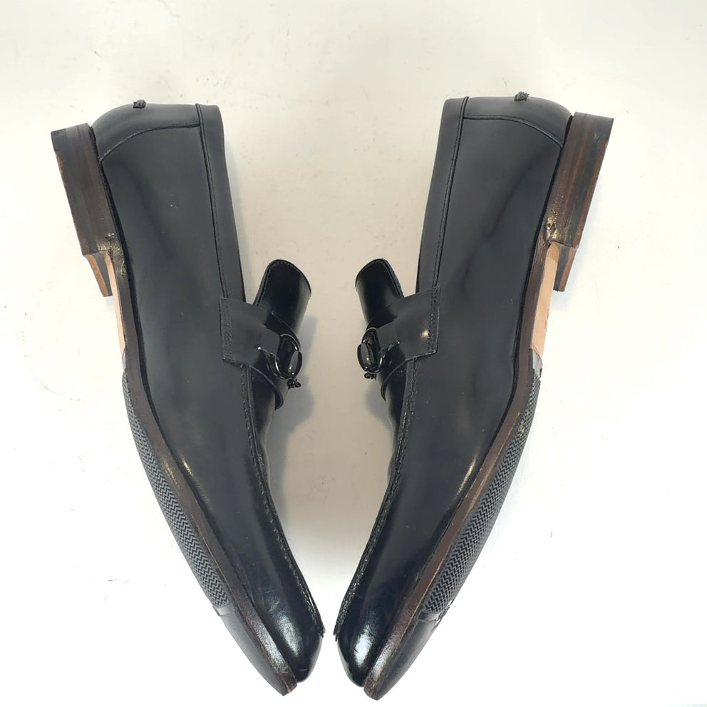 Gucci Horsebit Double Black Leather Loafer