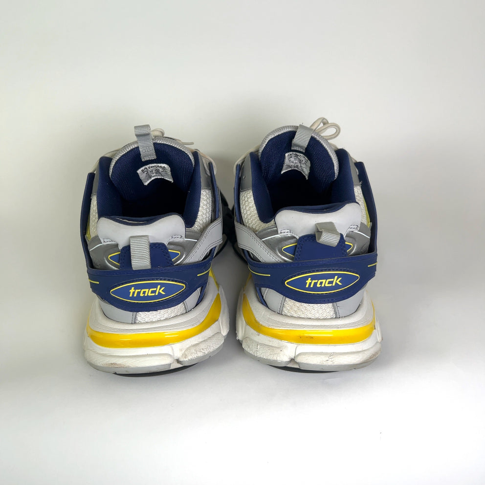 Balenciaga Blue/Yellow Track Sneakers