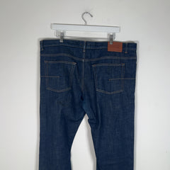 Dior Monogram Hem Raw Denim Jeans