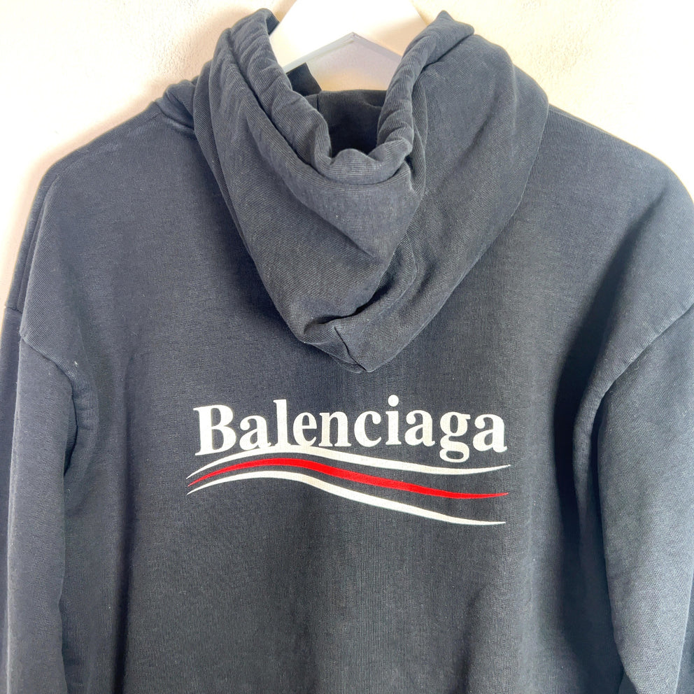 Balenciaga FW19 Campaign Logo Hoodie