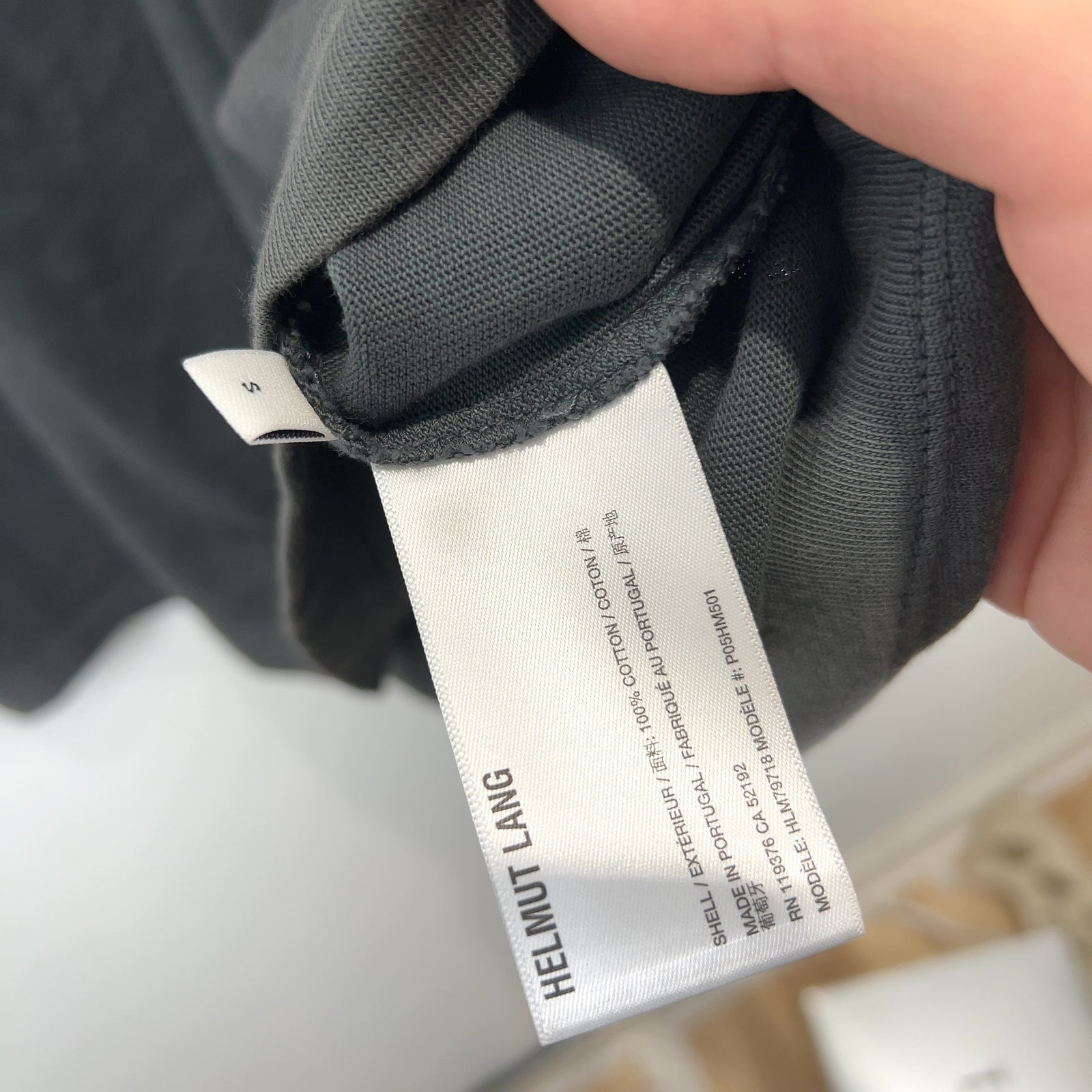 Helmut Lang Faded Logo T-Shirt