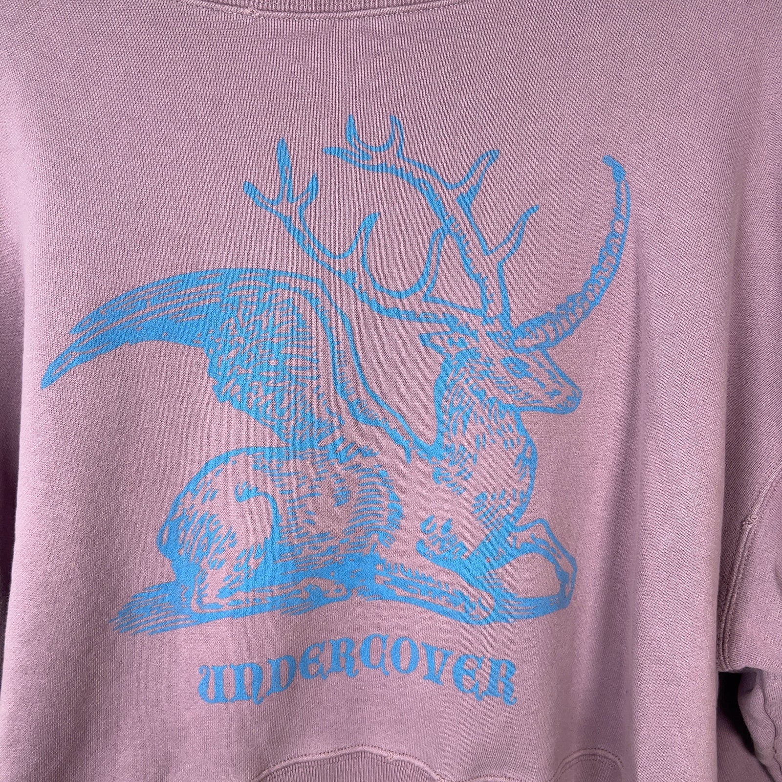 Undercover AW11 Deer Wing Cropped Crewneck