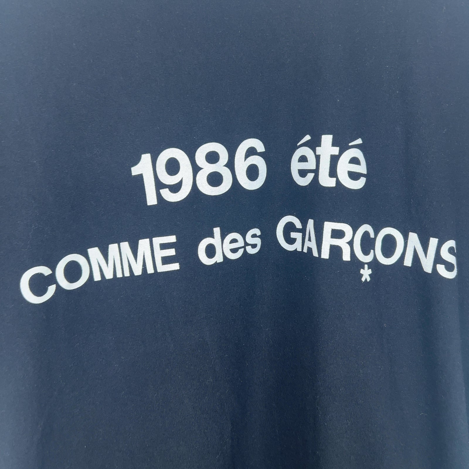Comme Des Garcons 1986 Graphic Logo T-Shirt
