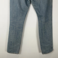 Balenciaga Light Wash Straight Leg Jean