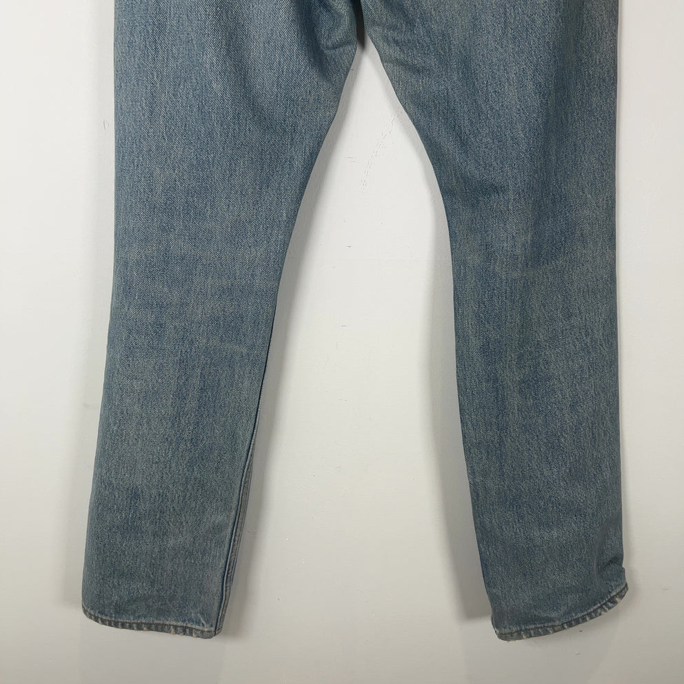 Balenciaga Light Wash Straight Leg Jean