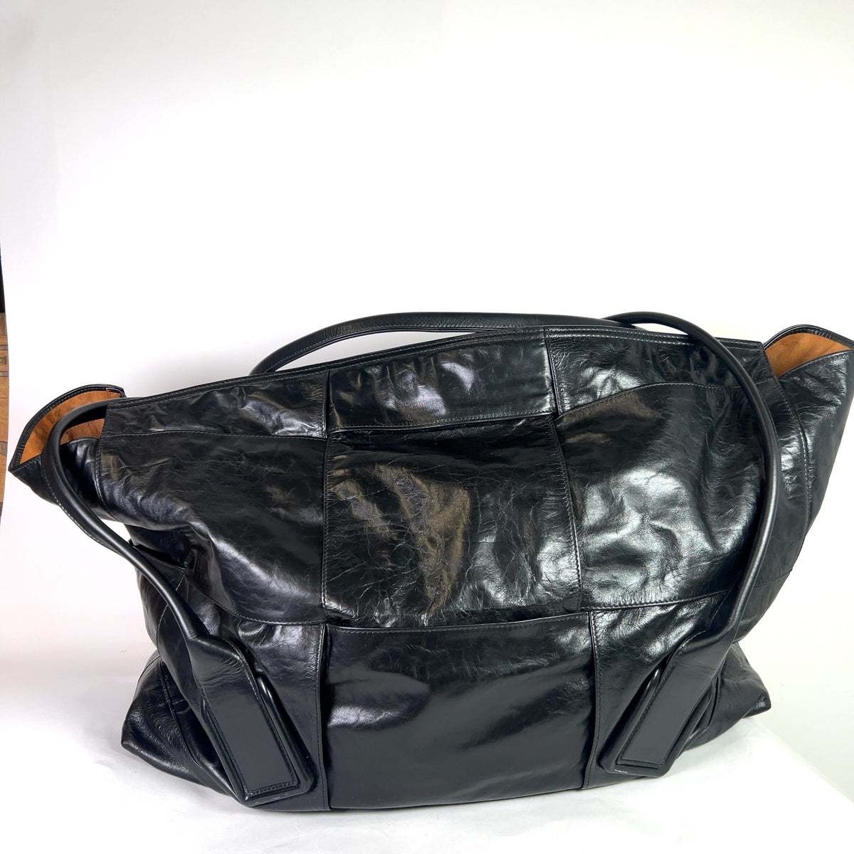 Bottega Veneta Leather Weekender Bag