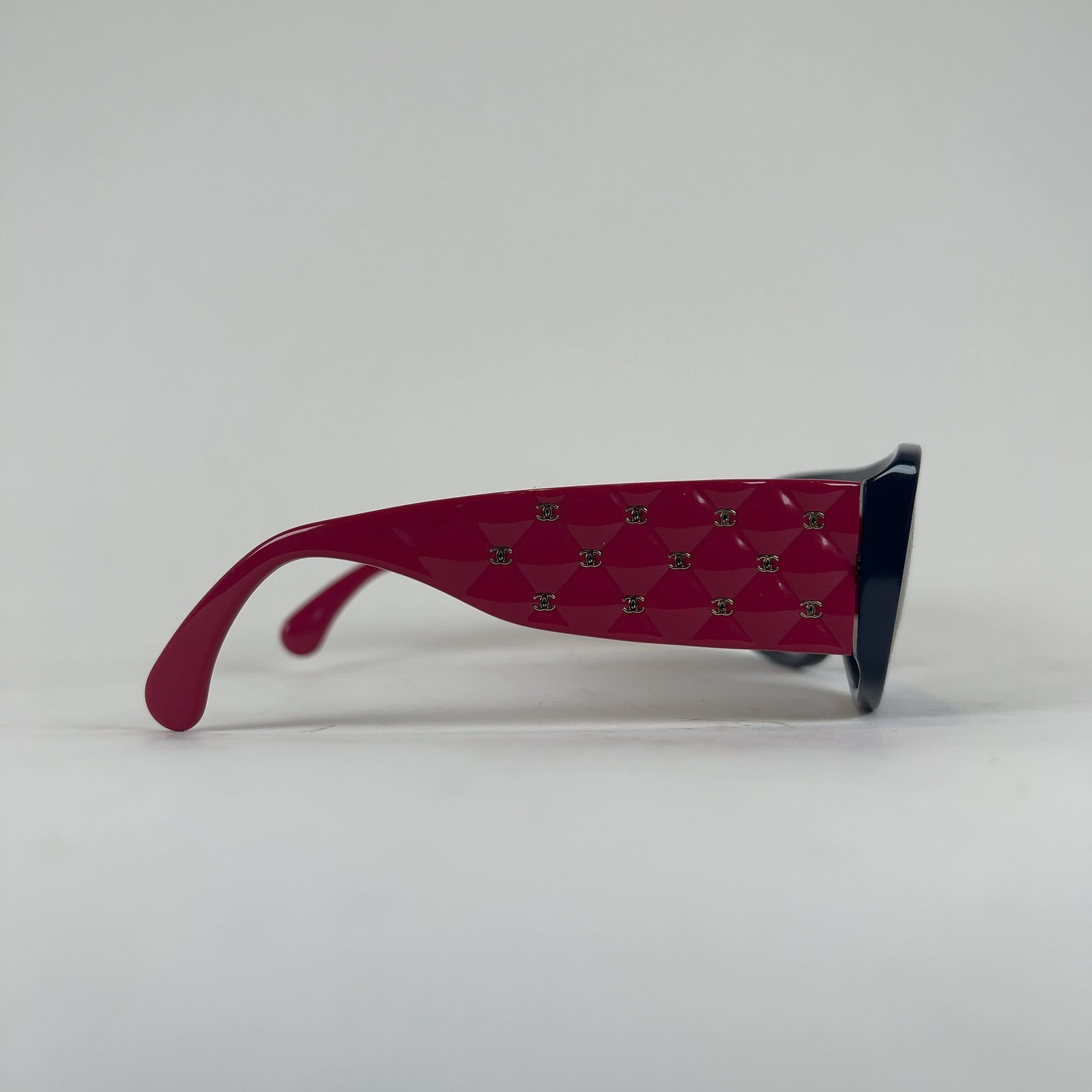 Chanel CC Quilted Acetate Sunglasses