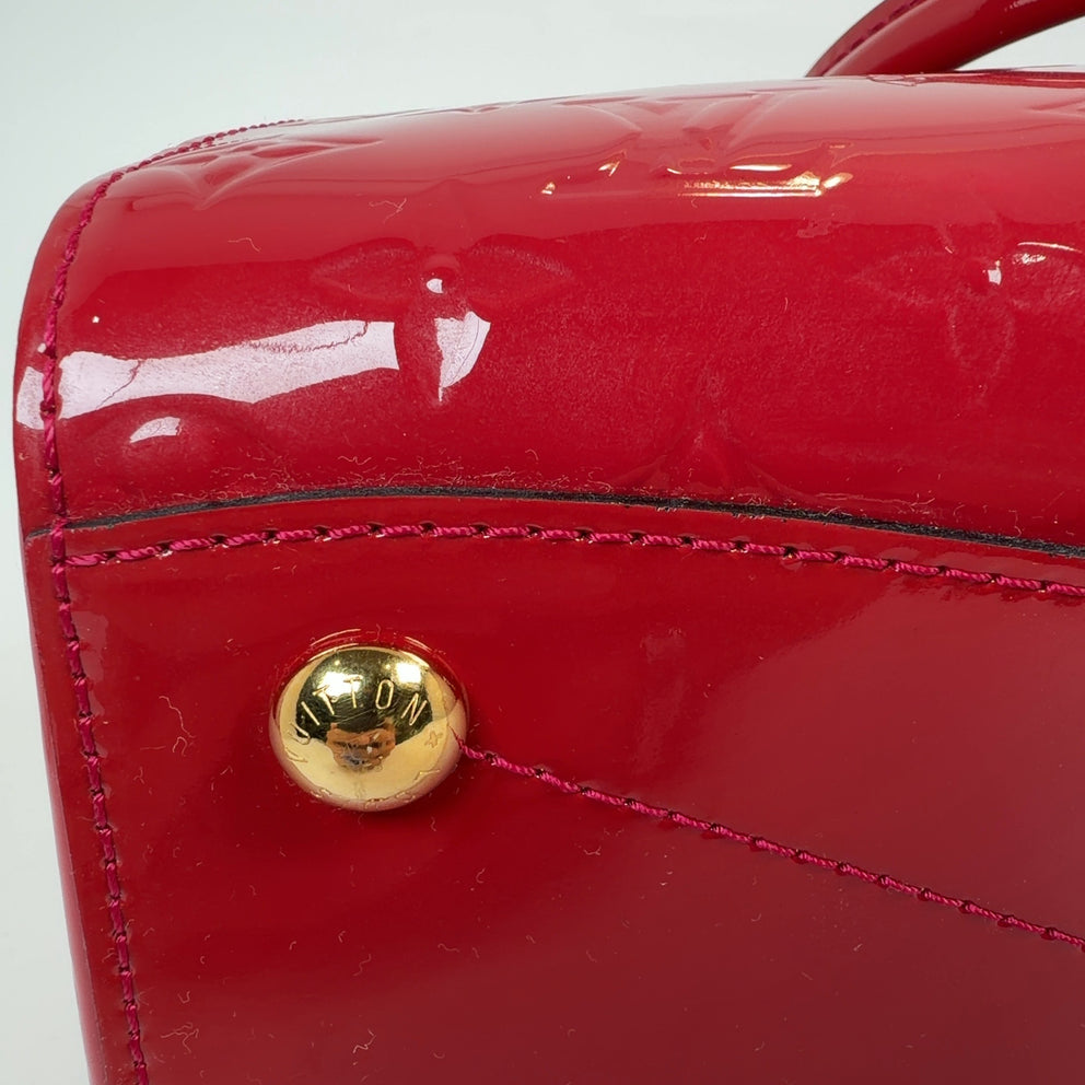 Louis Vuitton Monogram Red Vernis Leather Montana Bag