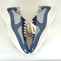 Prada Aviation Blue/Ink Patent Leather America Cups