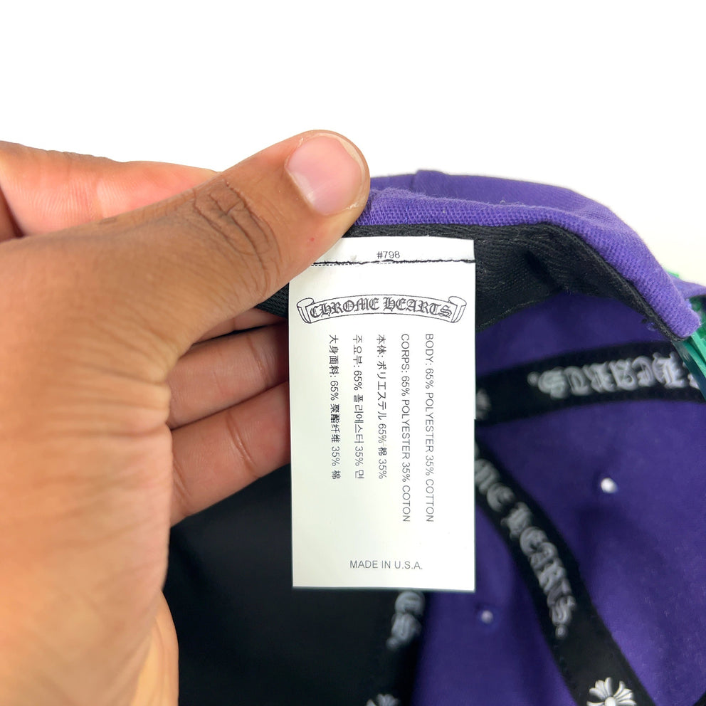 Chrome Hearts Purple CH Baseball Hat