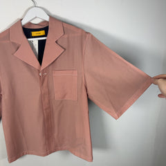 Pyer Moss Hybrid Cropped Camp Shirt