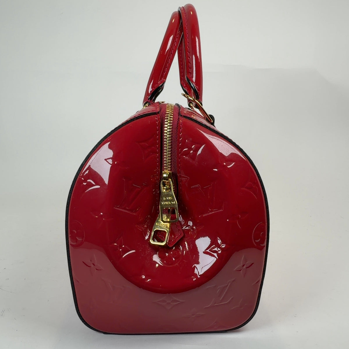 Louis Vuitton Monogram Red Vernis Leather Montana Bag