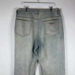 Supreme Embroidered 'New York' Denim Baggy Jeans