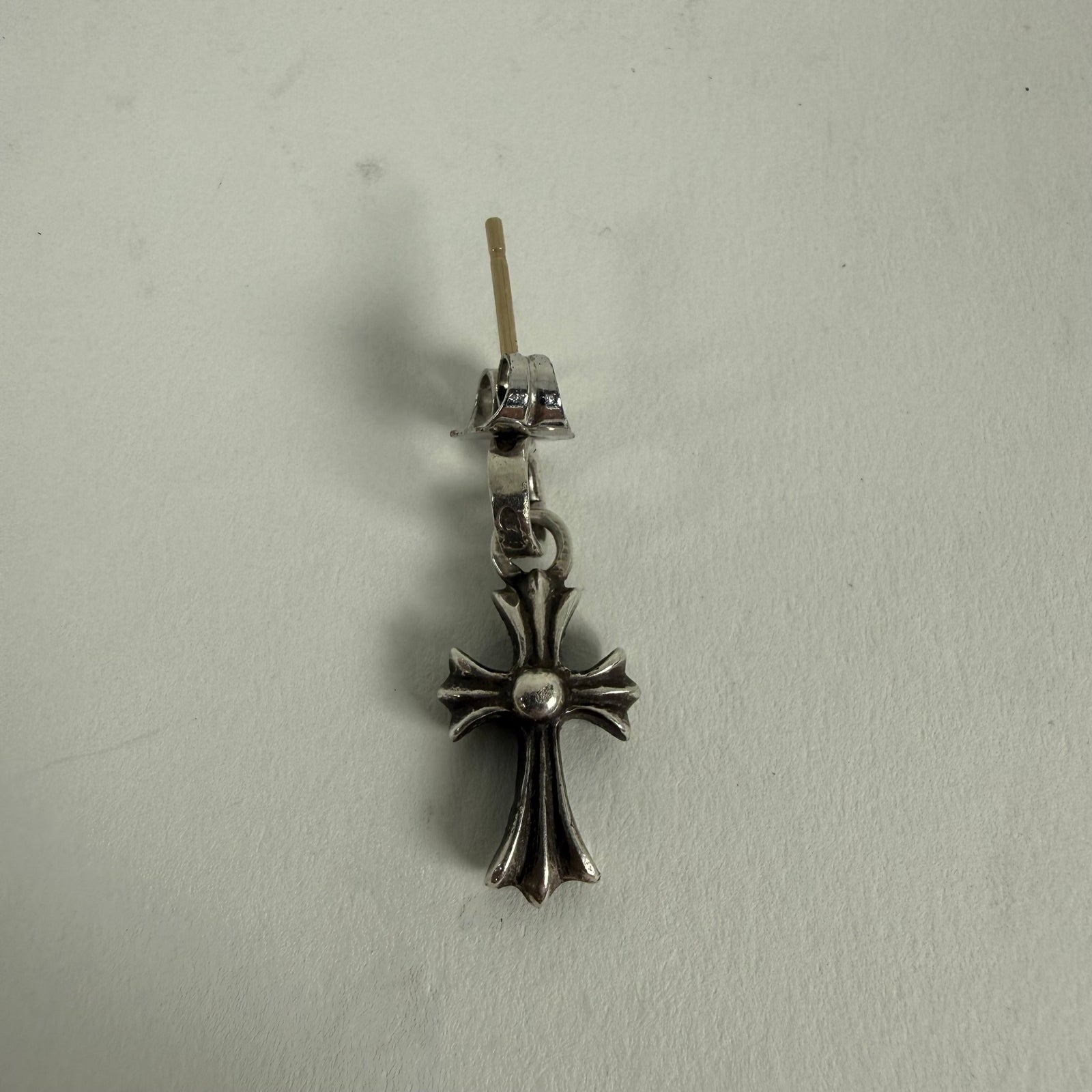 Chrome Hearts Pave Diamond .925 Baby Fat Earring
