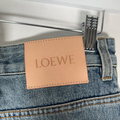 Loewe Anagram Baggy Washed Logo Jeans Size 30