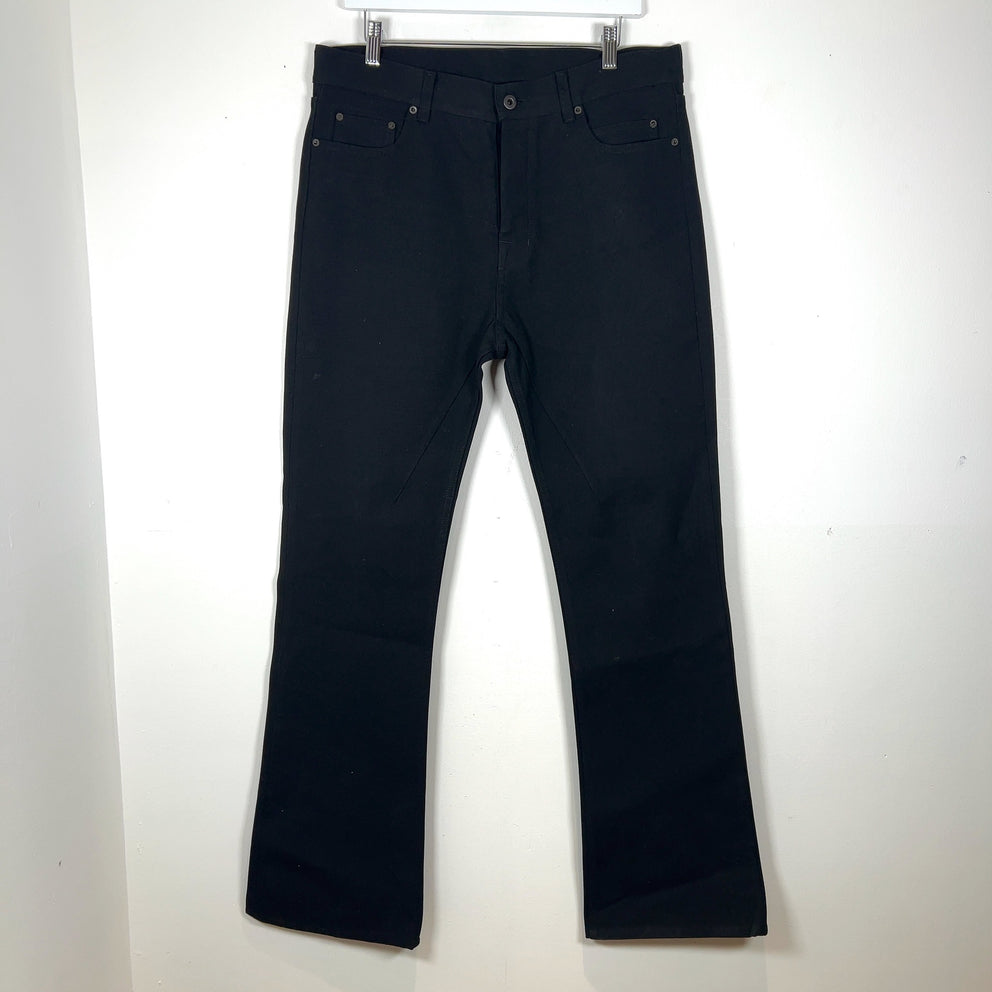Rick Owens Bonotto Flare Denim Pants
