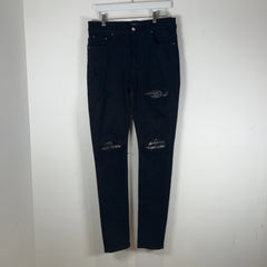 Amiri MX1 White/Black Bandana Jeans