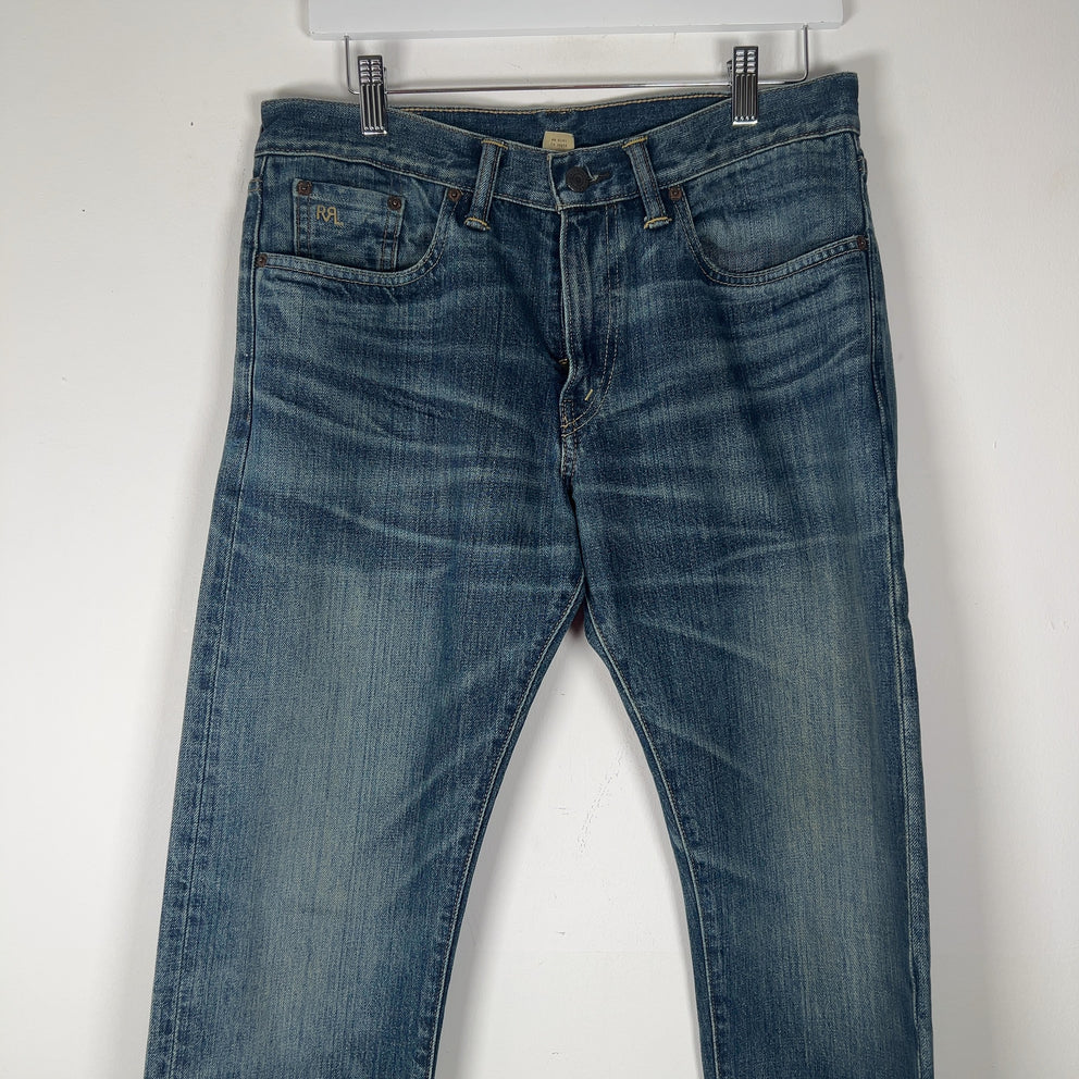 RRL Straight Fit Denim Jeans