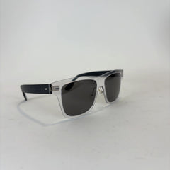 Alexander McQueen Clear Wayfarer Sunglasses