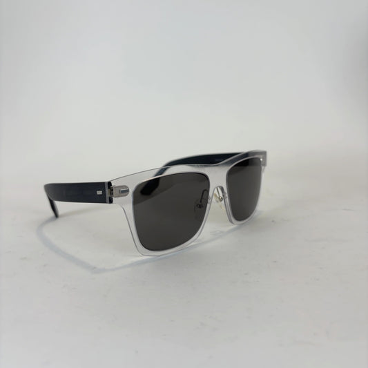 Alexander McQueen Clear Wayfarer Sunglasses